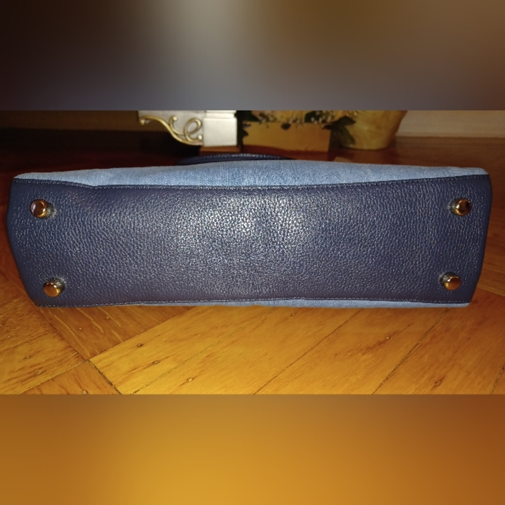 COACH MIA SATCHEL IN DENIM - Picture 7 of 11